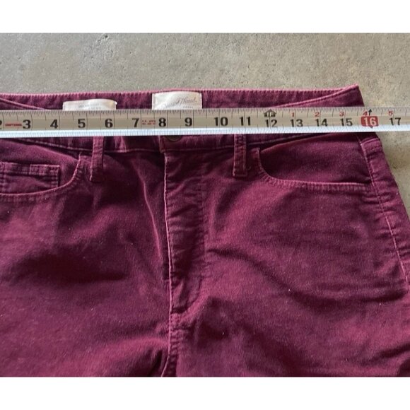 Vintage Universal thread high-rise skinny pants Women’s Sz 8/29 R Red Velvet - Picture 6 of 14